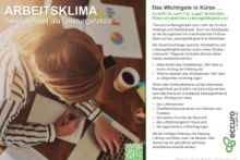 Arbeitsklima - Behaglichkeit als Leistungsfaktor