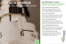 Einfach Sparen - 5 einfache Tipps zum Heizkosten senken