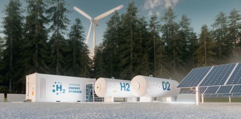 Wasserstoffspeicher für Photovoltaik und Windkraft